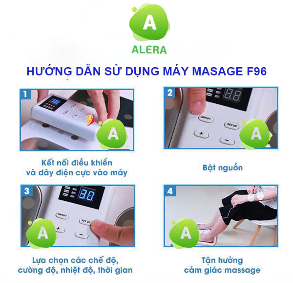 Hướng dẫn sử dụng máy massage F96